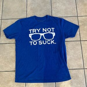 Chicago Cubs Joe Maddon try not to suck shirt size L